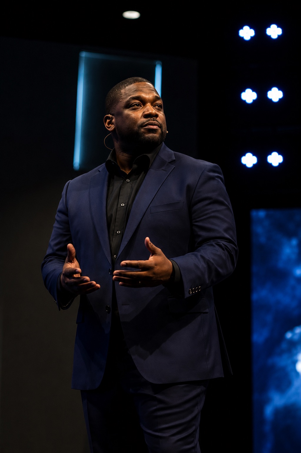 Eugene Hamilton on stage